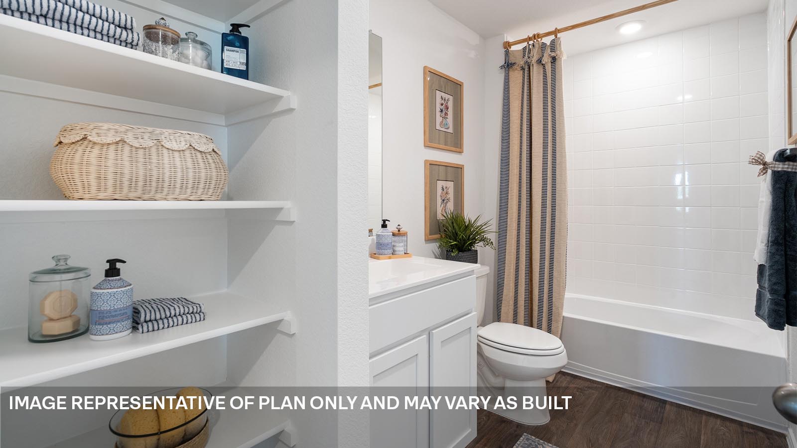 174 Balmorhea Street Kyle, TX 78640 - Photo 21 of 27 a bathroom with a toilet a sink and a shower