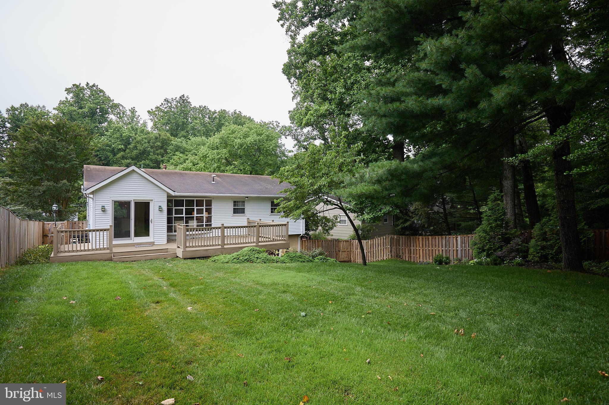 10611 Glenwild Road Silver Spring, MD 20901 - Photo 33 of 39 a house that is sitting in the grass with large trees and plants