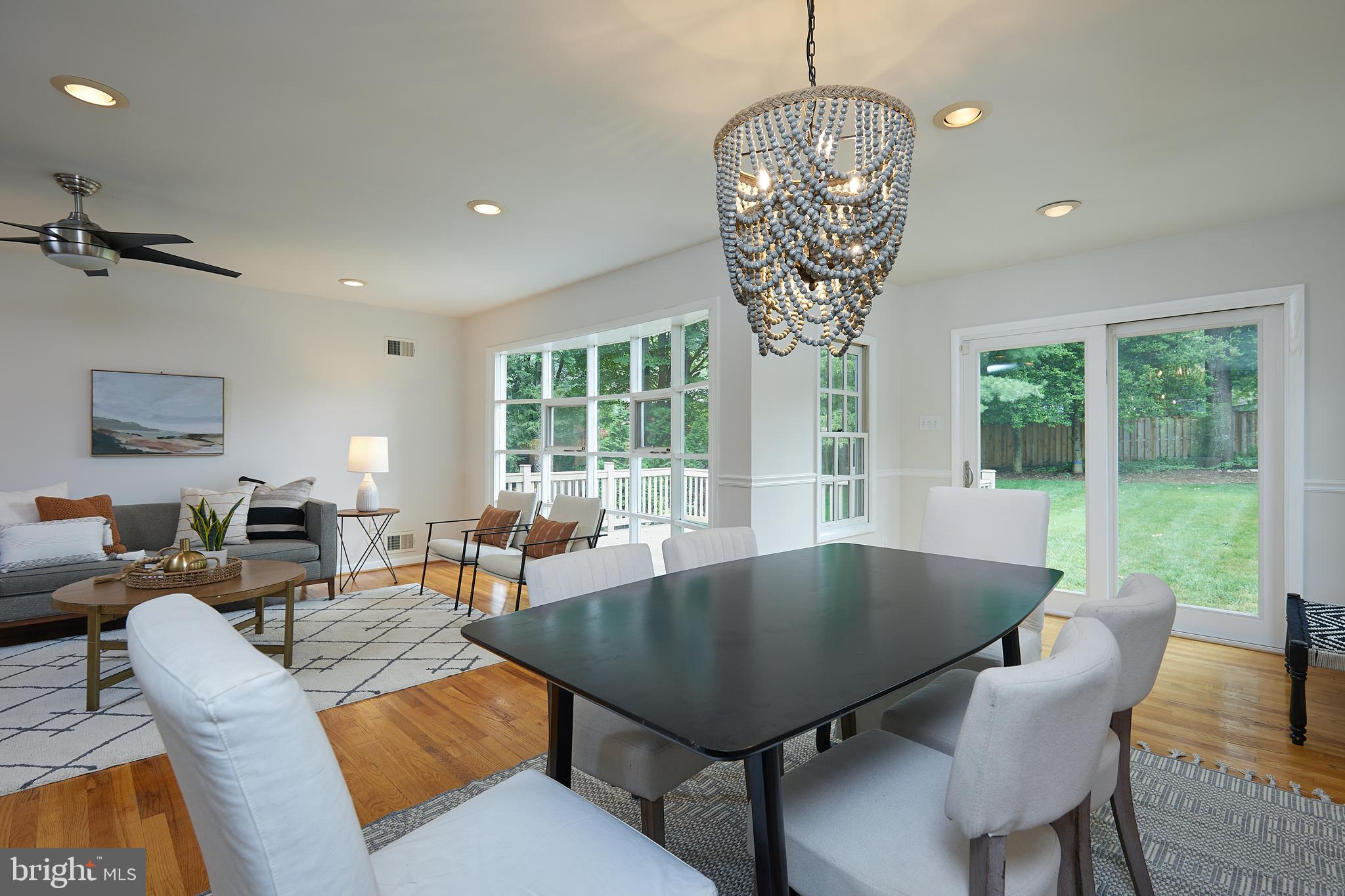 10611 Glenwild Road Silver Spring, MD 20901 - Photo 6 of 39 a view of a dining room with furniture window and outside view