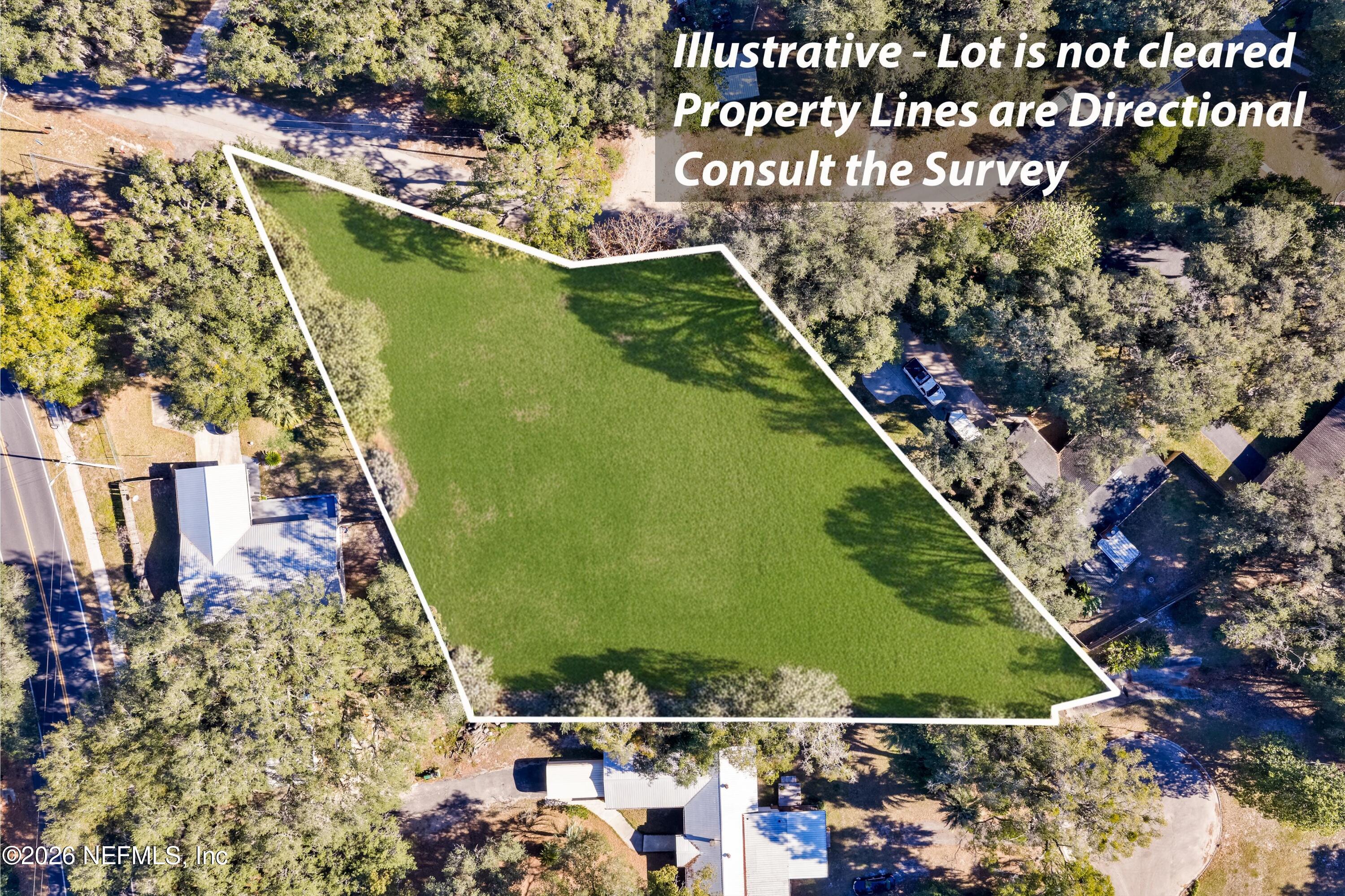 0 Nelsons Point, Unit PARCEL 003 Keystone Heights, FL 32656 - Photo 28 of 29 36-Aerial Top-Down Both Lands Combined -