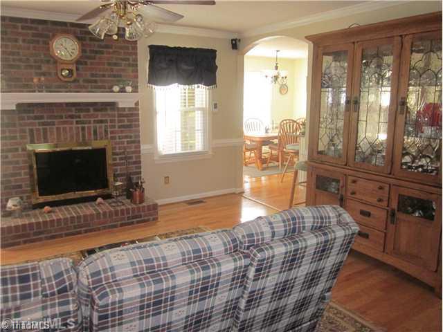 313 Cook Florist Road Reidsville, NC 27320 - Photo 7 of 16 Living Room. View of living area from front door.