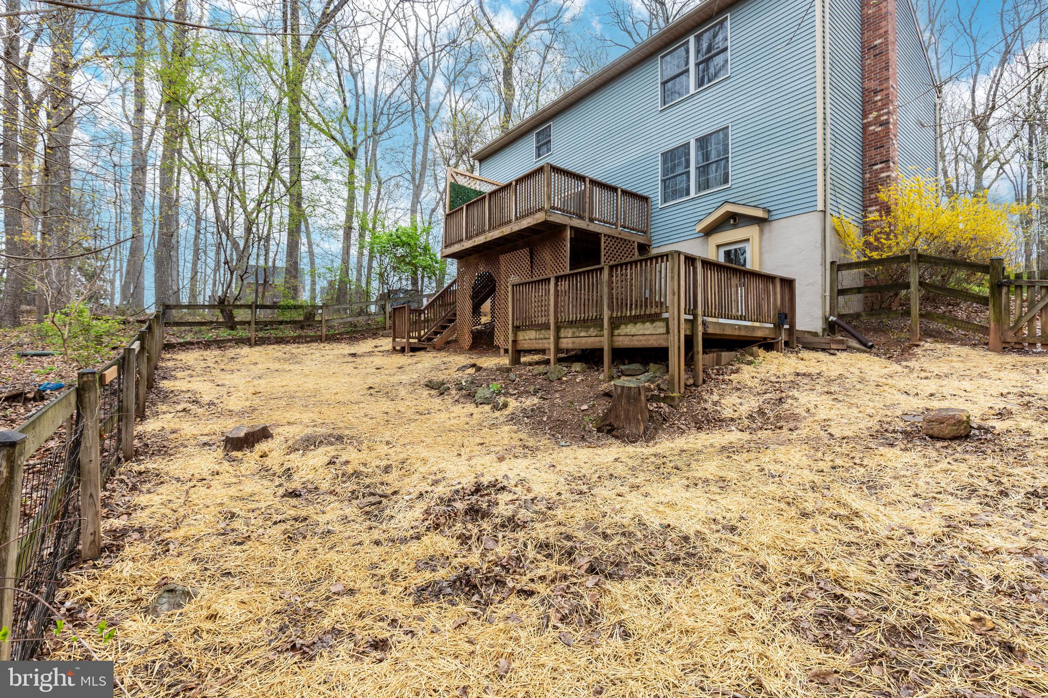 641 Hook Road Westminster, MD 21157 - Photo 61 of 70 Rear of house and fenced-in yard