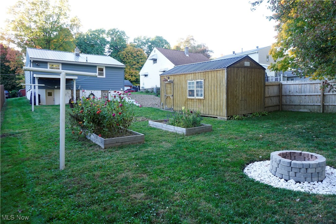 236 South Hickin Street Rittman, OH 44270 - Photo 6 of 27 View of yard and back of detached garage.
