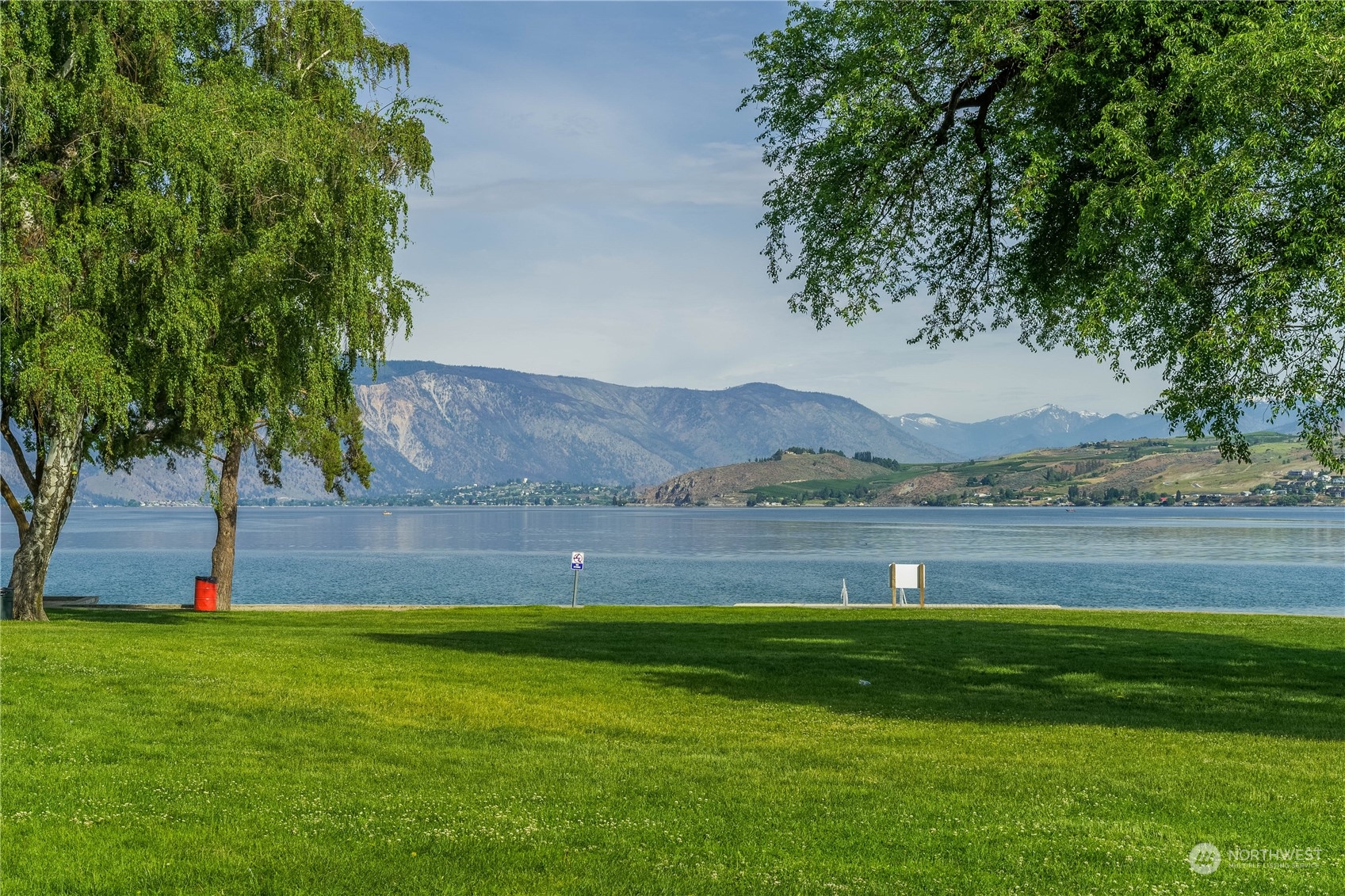 2216 West Prospect Street Chelan, WA 98816 - Photo 22 of 26 a view of lake with a yard