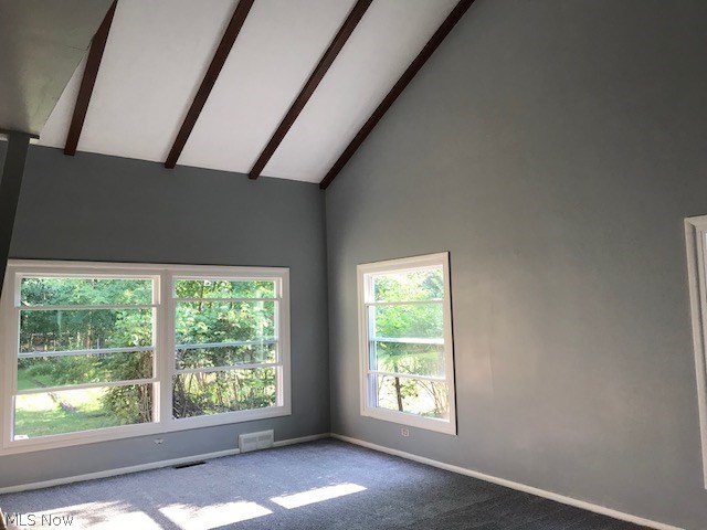 4614 College Road South Euclid, OH 44121 - Photo 2 of 34 Living room with vaulted ceiling