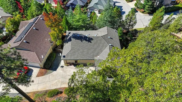 a front view of a house with a garage