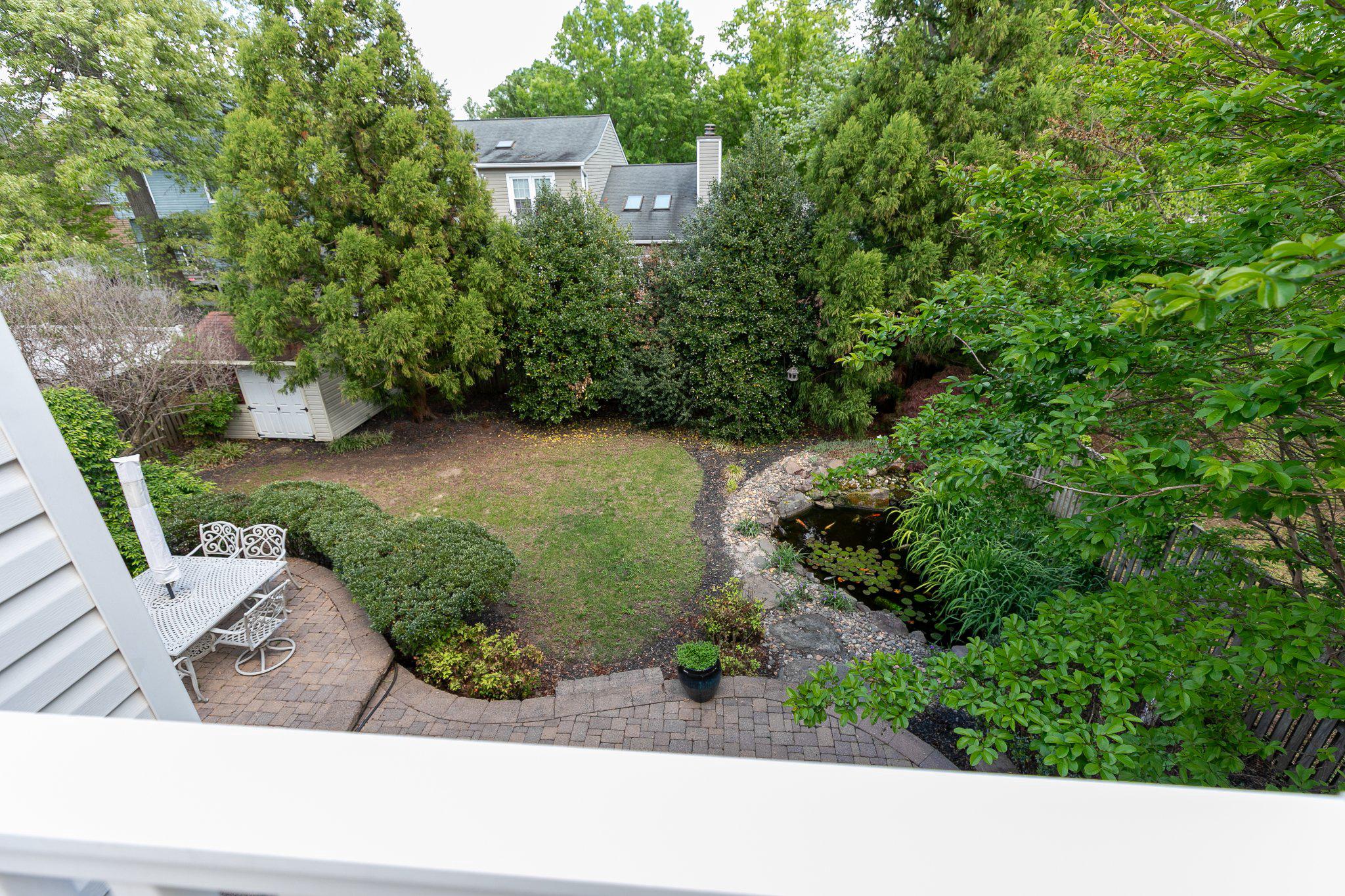 8021 Clark Station Road Severn, MD 21144 - Photo 16 of 35 view from primary bedroom balcony