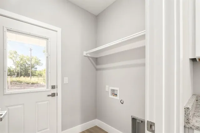 a view of an empty room