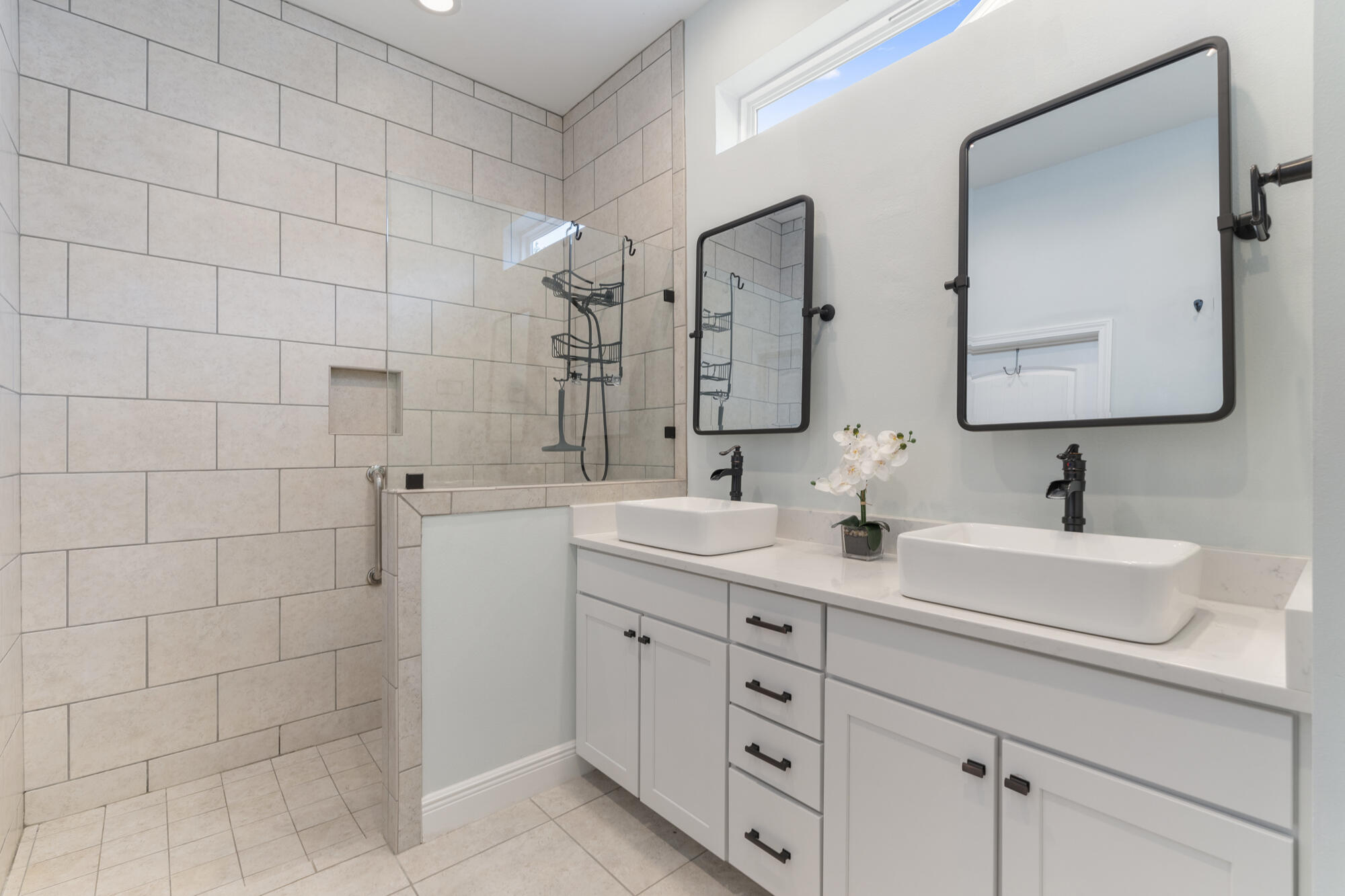 28 Inlet Cove Inlet Beach, FL 32461 - Photo 27 of 52 a bathroom with a double vanity sink mirror and