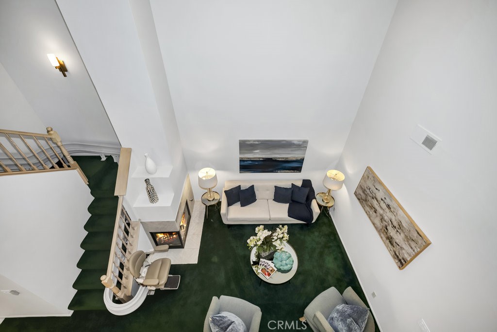 1151 Crowne Drive Pasadena, CA 91107 - Photo 16 of 42 View of living room as seen from the second level