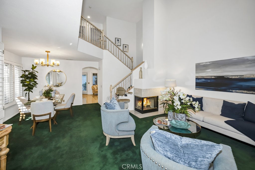 1151 Crowne Drive Pasadena, CA 91107 - Photo 3 of 42 View of the living and dining area as seen from the front entry.