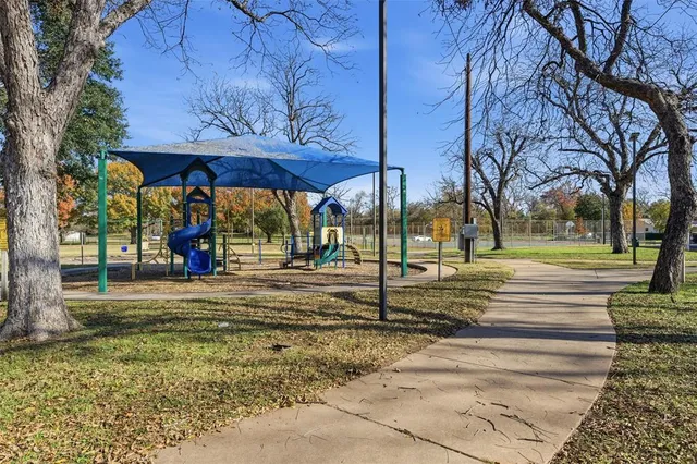 an aerial view of a city with lots of residential buildings