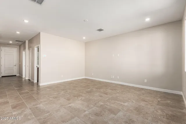 a view of an empty room