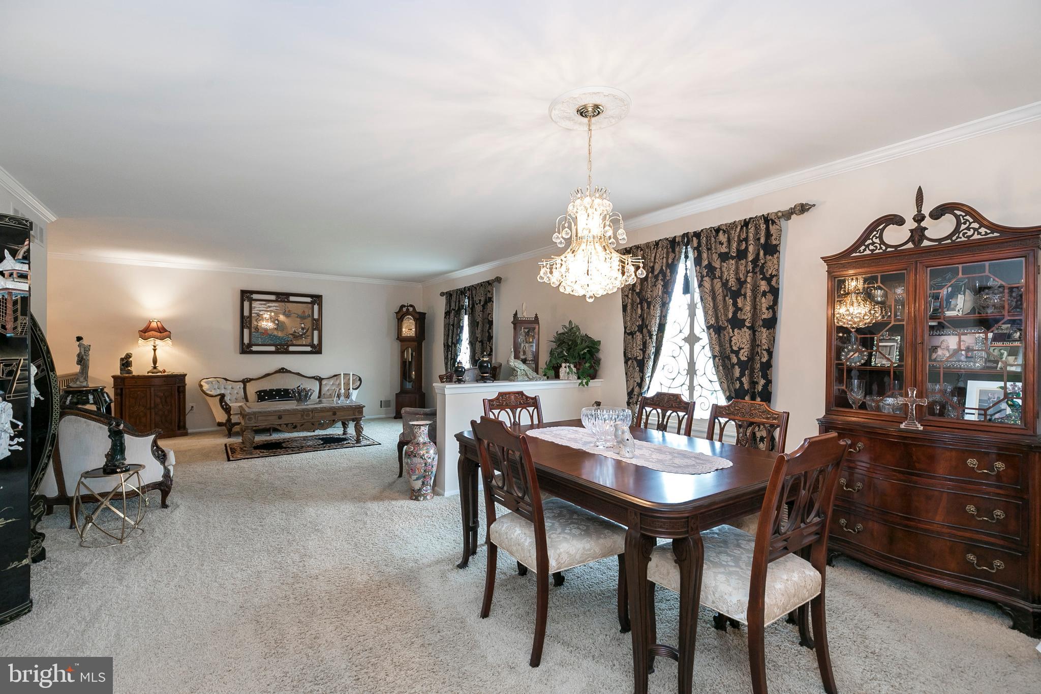 152 Grandview Road Springfield, PA 19064 - Photo 22 of 34 Main Level Dining and Living Room View