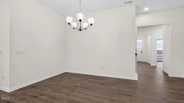 a view of an empty room