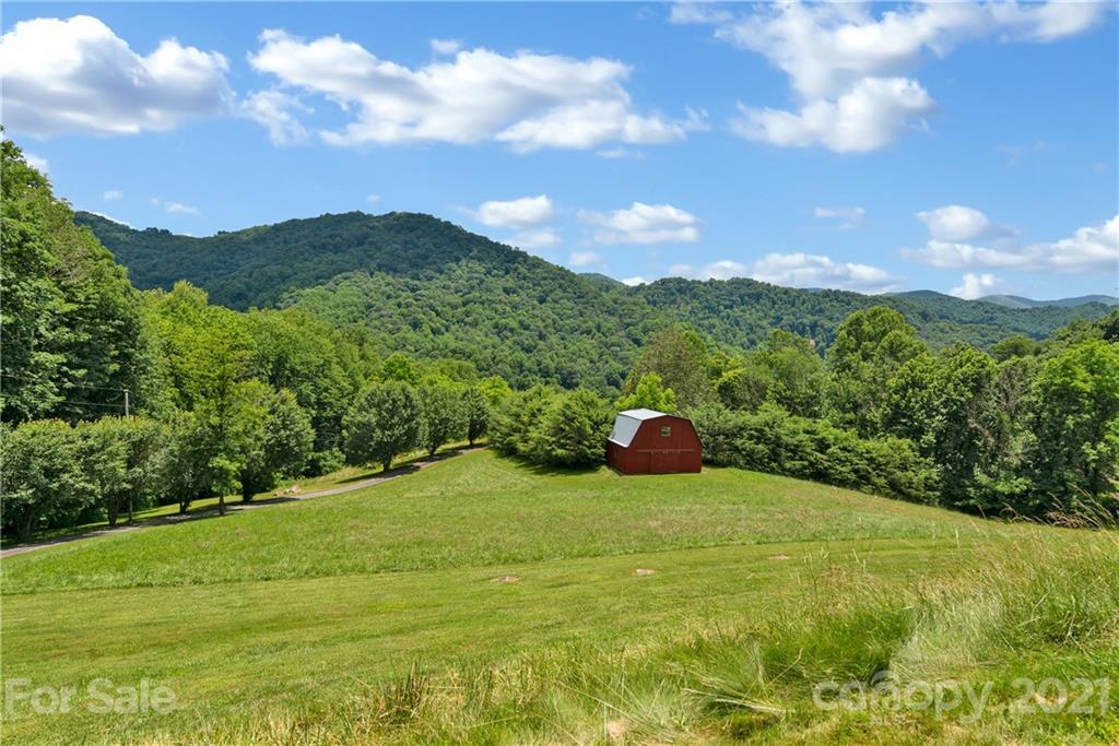 253 Benitez Way Clyde, NC 28721 - Photo 37 of 40 a view of a field with mountains in the background