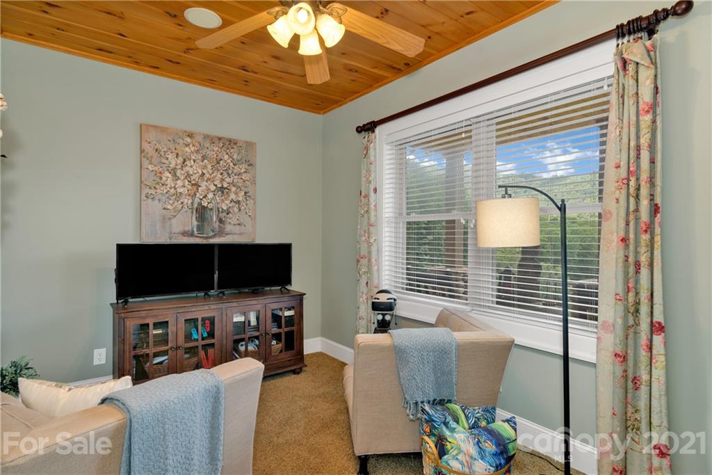 253 Benitez Way Clyde, NC 28721 - Photo 9 of 40 a view of a livingroom with furniture and a flat screen tv