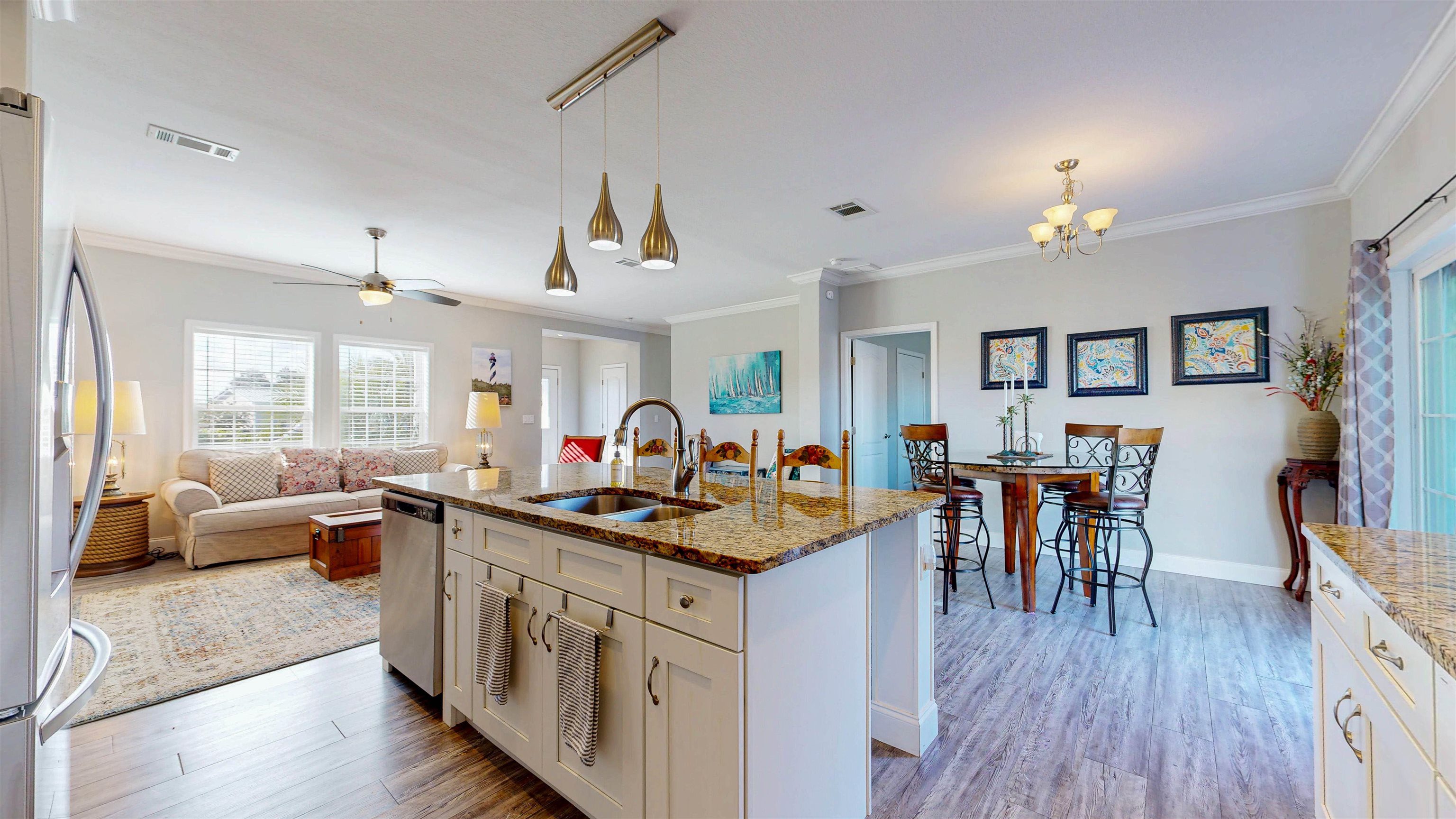 5910 Rio Royalle Road St. Augustine, FL 32080 - Photo 17 of 48 a view of a kitchen and dining room