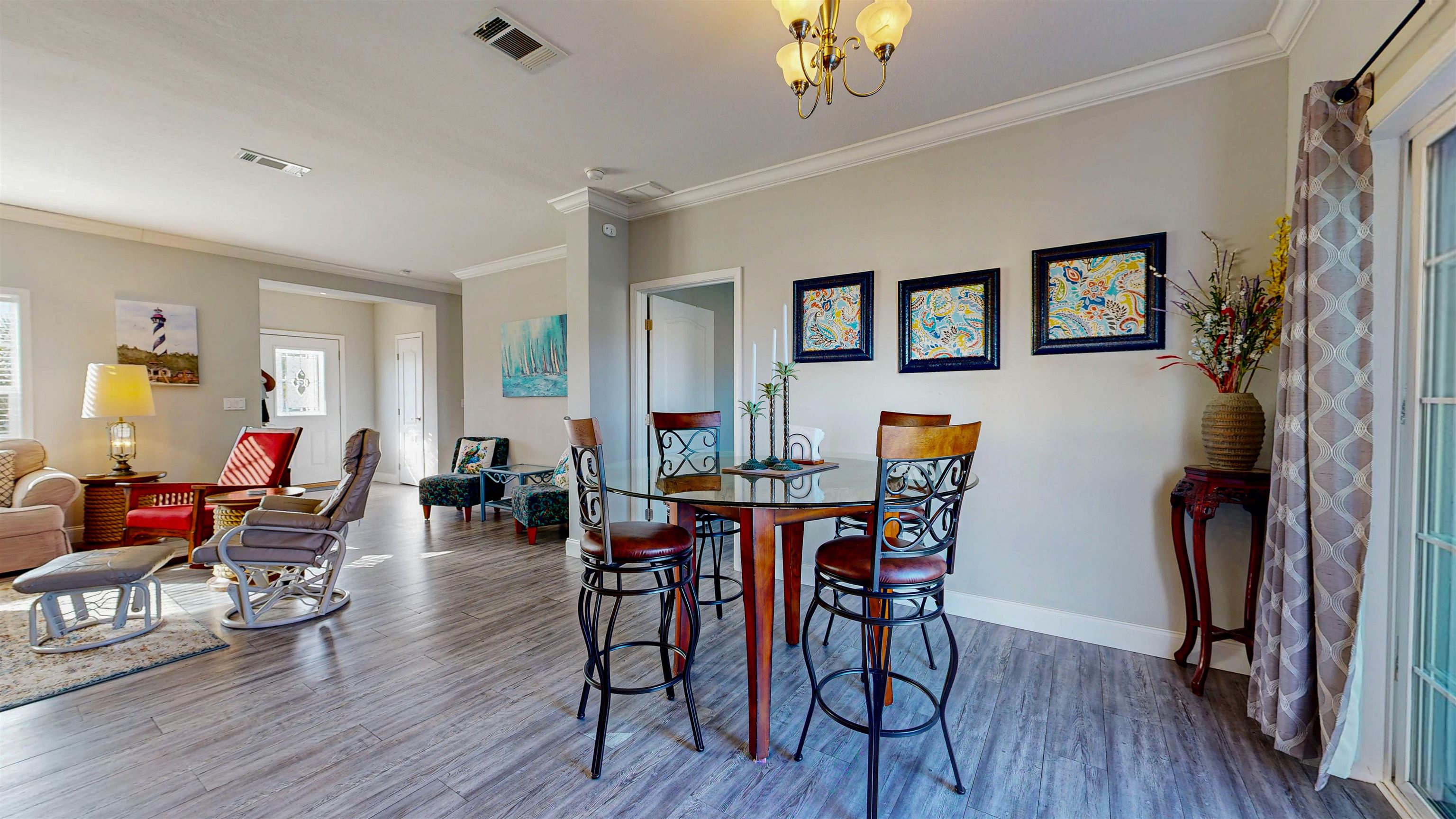 5910 Rio Royalle Road St. Augustine, FL 32080 - Photo 20 of 48 a living room with furniture and wooden floor