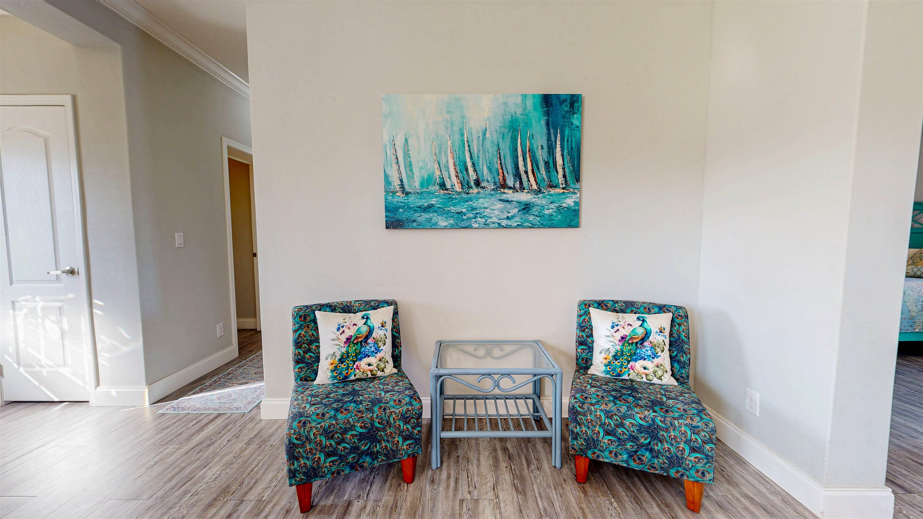 5910 Rio Royalle Road St. Augustine, FL 32080 - Photo 29 of 48 a room with furniture and a wooden floor