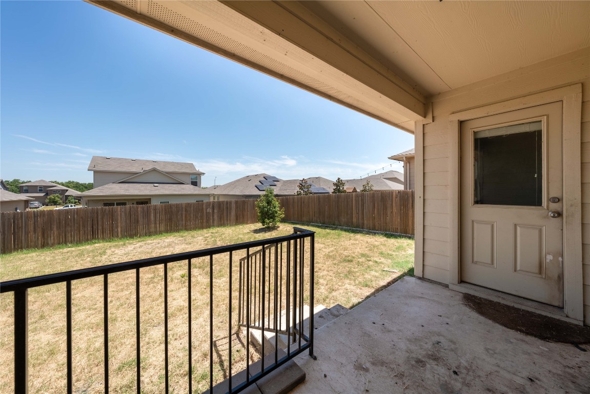 414 Pentire Way Hutto, TX 78634 - Photo 20 of 26 a view of balcony with outdoor space