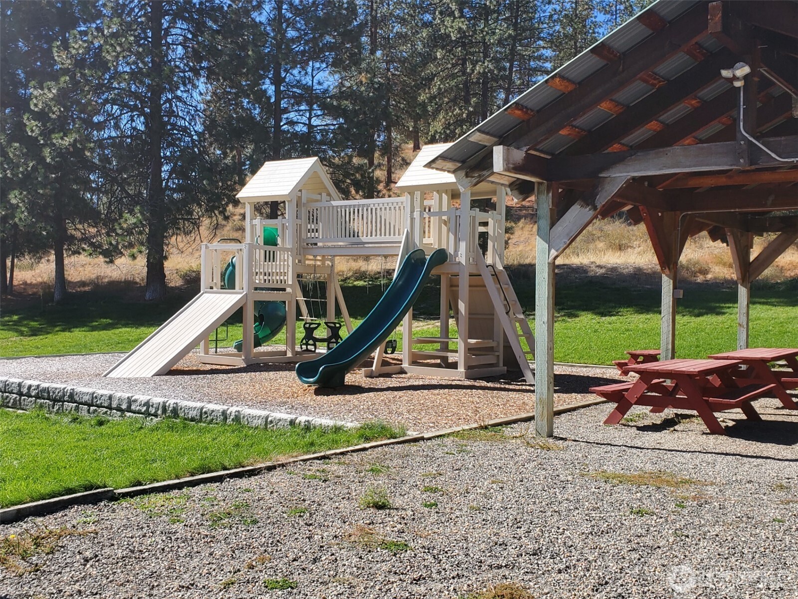 5 Chase Road Winthrop, WA 98862 - Photo 36 of 40 a view of a park with slide