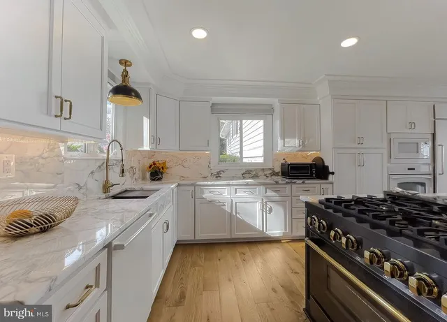 a room with furniture and a fireplace