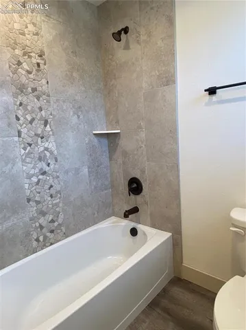 a close view of closet