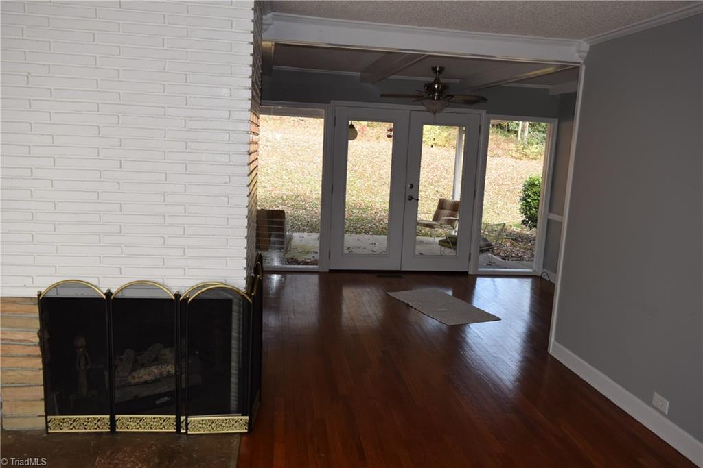 121 Oaklawn Road Mount Airy, NC 27030 - Photo 6 of 21 From living room looking into breakfast room and out French doors to covered patio/porch