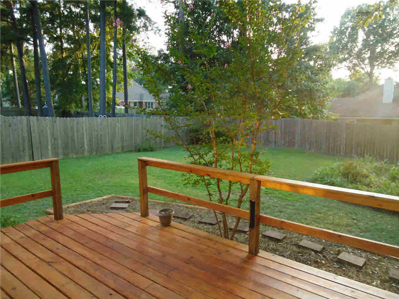 107 Timbercrest Drive Ridgeland, MS 39157 - Photo 22 of 25 Refinished deck overlooking back yard