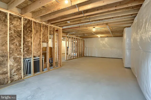 a view of balcony with wooden floor