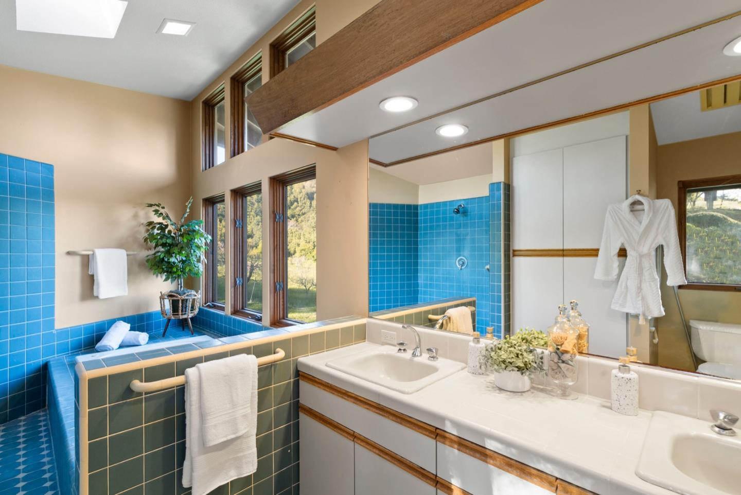 195 Raptor Road Watsonville, CA 95076 - Photo 31 of 63 a bathroom with a sink double vanity and a mirror