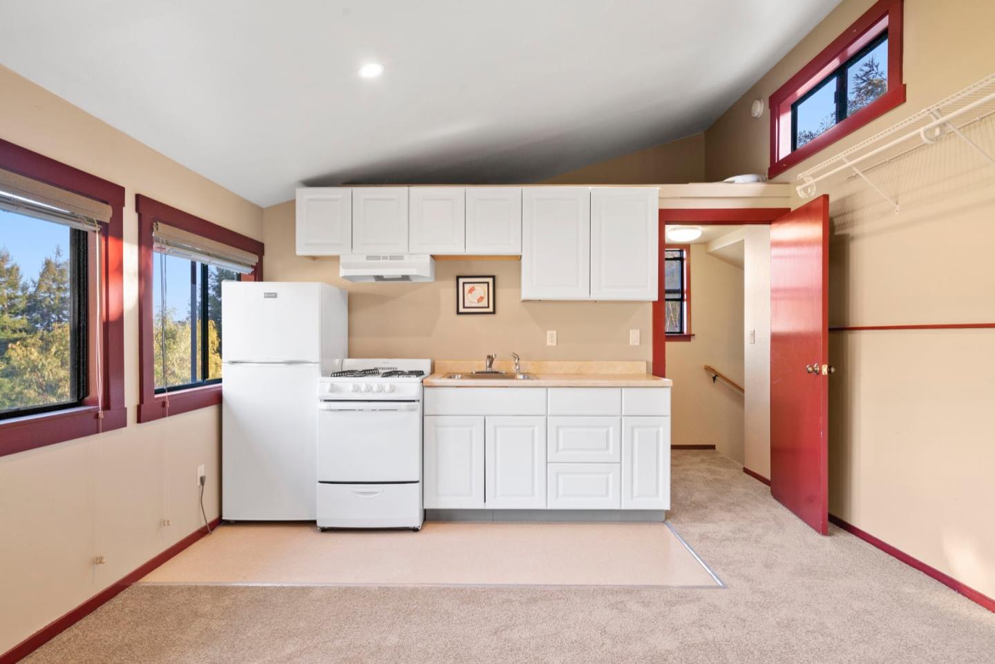 195 Raptor Road Watsonville, CA 95076 - Photo 41 of 63 a kitchen with cabinets and a refrigerator