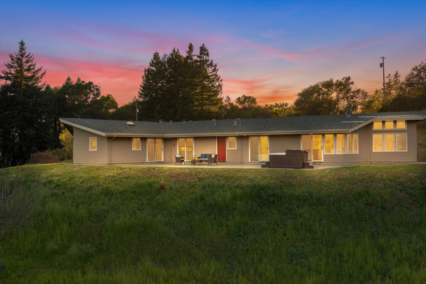 195 Raptor Road Watsonville, CA 95076 - Photo 52 of 63 a front view of house with yard and green space