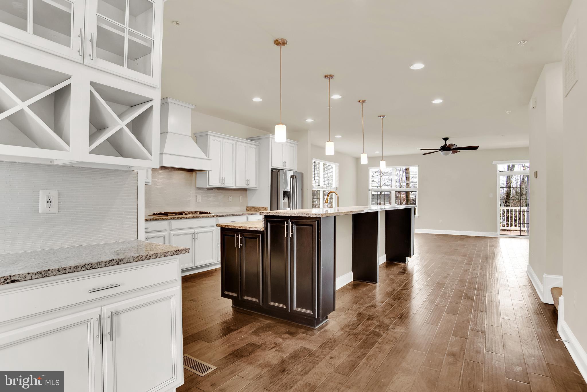 Built-in, including a wine rack!