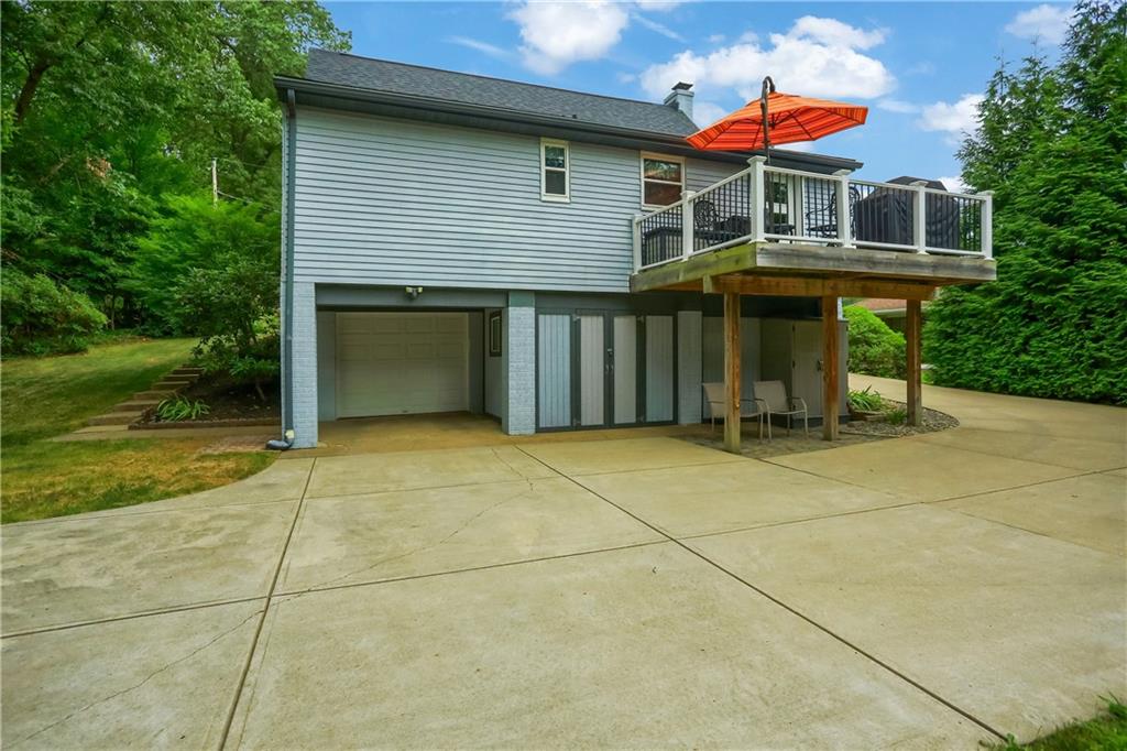 141 Ridge Avenue Pittsburgh, PA 15237 - Photo 33 of 39 Ample parking for guests, a work shop, patio and deck are all highlights of the rear of this home.