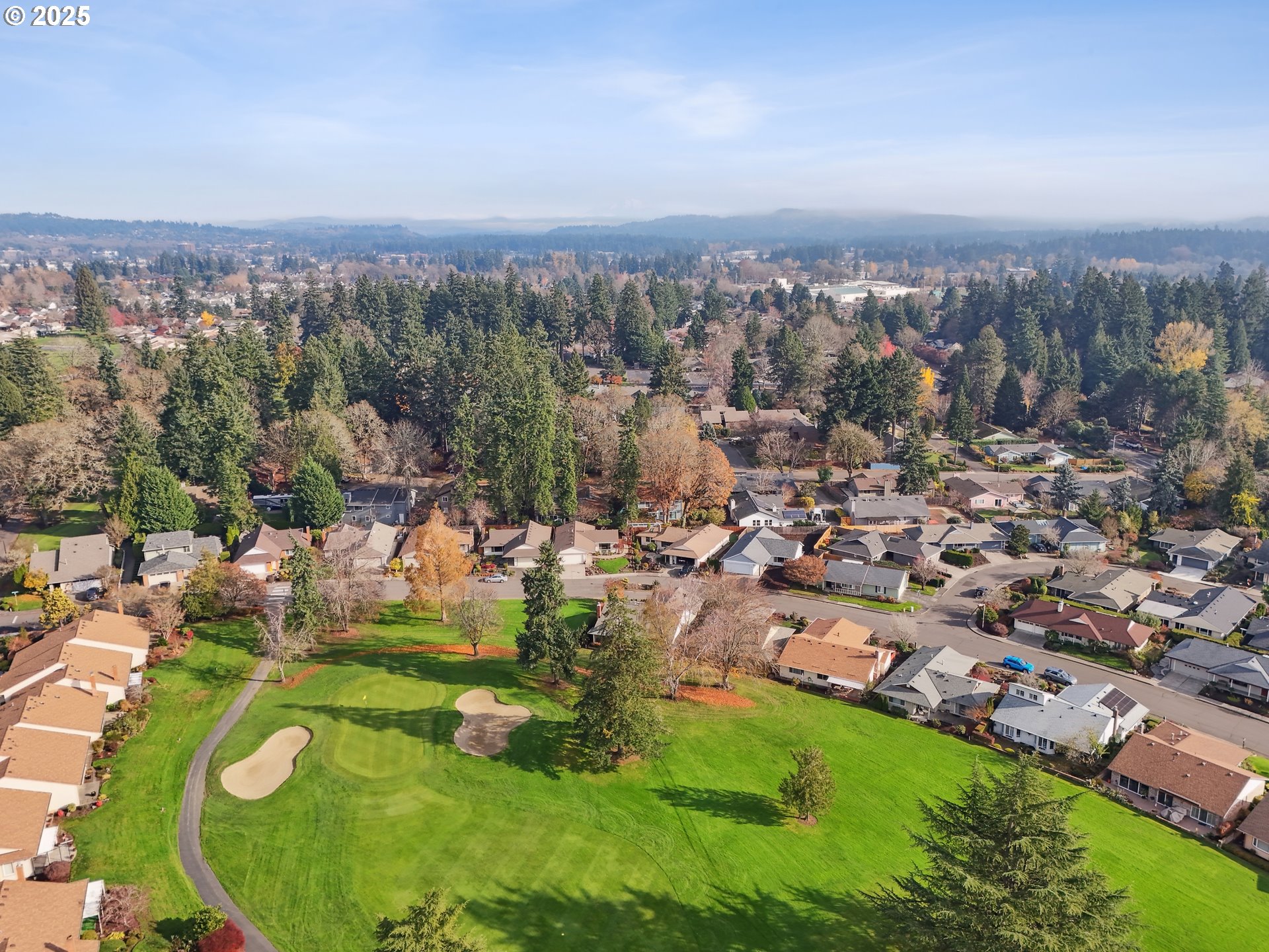 15920 Southwest Century Oak Circle Portland, OR 97224 - Photo 30 of 30 an aerial view of residential houses with outdoor space and trees
