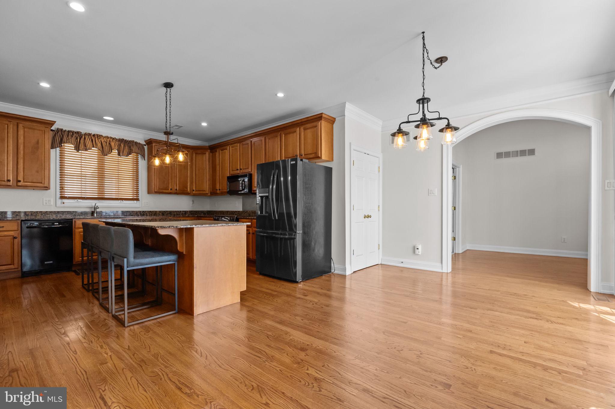 3541 Reading Way Huntingdon Valley, PA 19006 - Photo 11 of 54 a view of kitchen with refrigerator microwave and cabinets