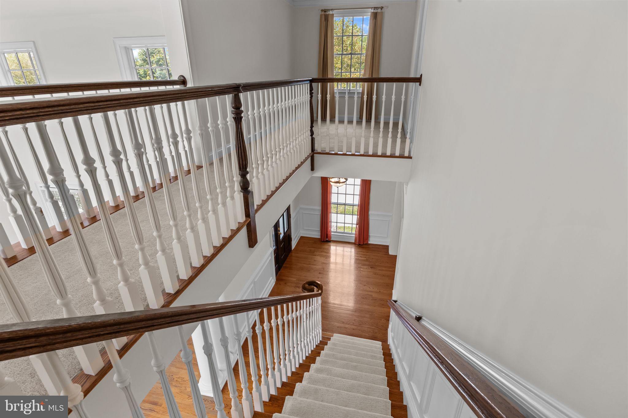 3541 Reading Way Huntingdon Valley, PA 19006 - Photo 41 of 54 a view of staircase with railing and white walls