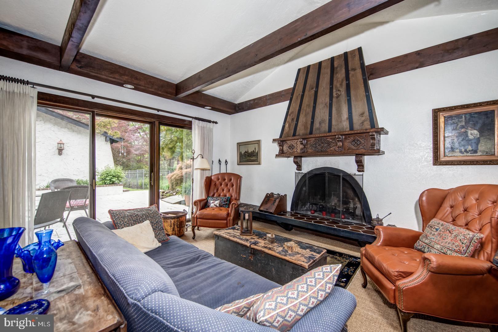 9 Fenimore Lane Wayne, PA 19087 - Photo 19 of 32 Family Room with fireplace