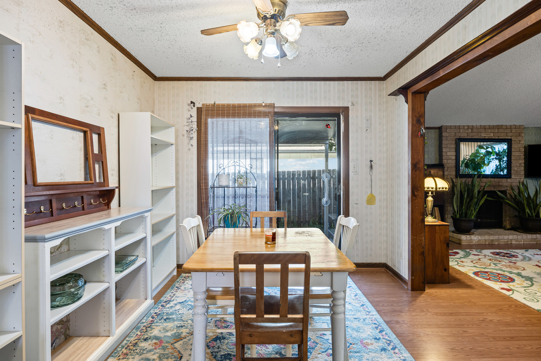 6300 Libyan Drive Austin, TX 78745 - Photo 11 of 35 a living room with furniture a chandelier and a table