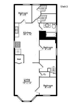 $1,350 | 3520 South Winchester Avenue, Unit 2F, Chicago, IL 60609