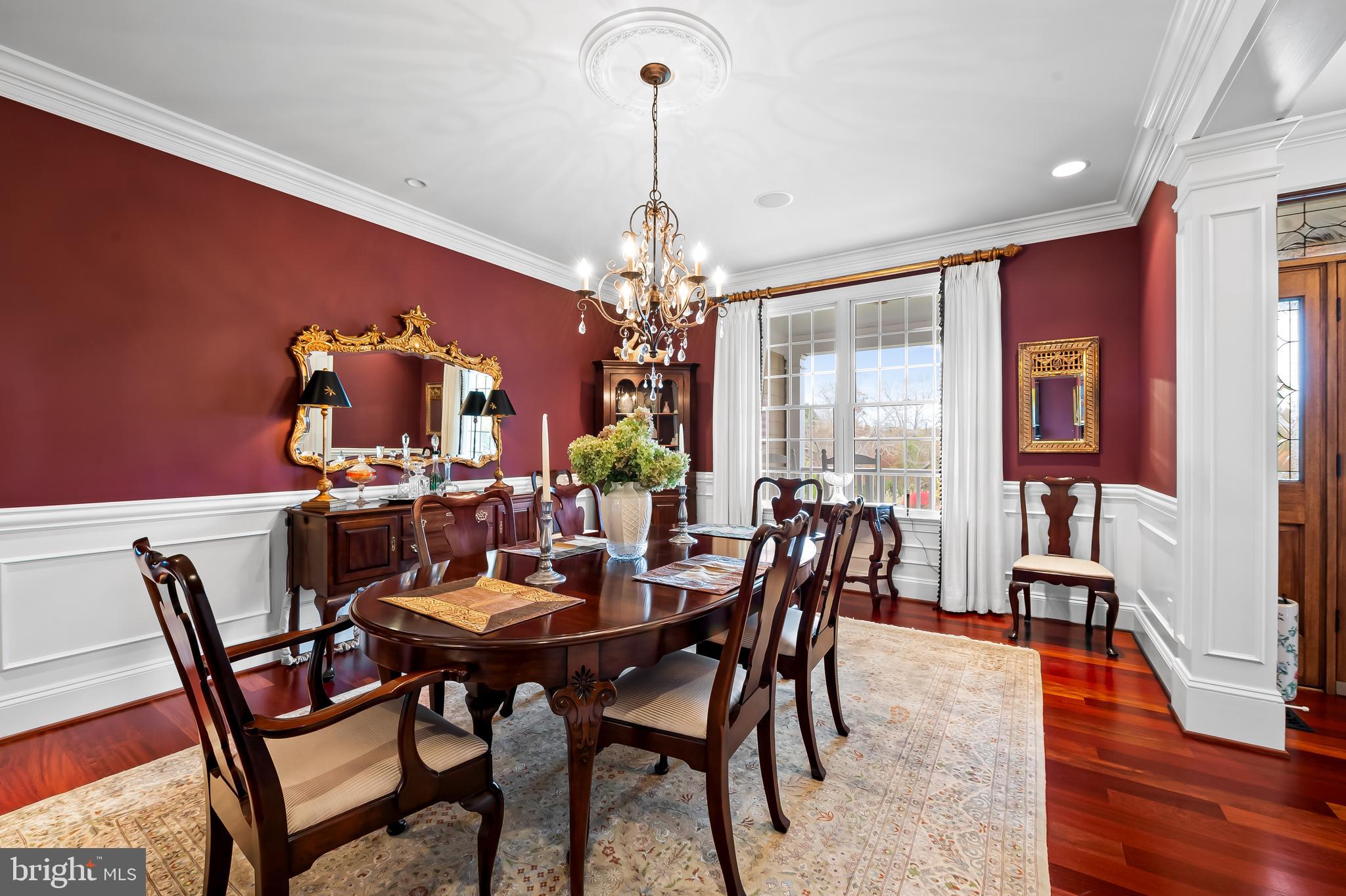 2049 Corbett Road Monkton, MD 21111 - Photo 21 of 66 a view of a dining room with furniture window and wooden floor