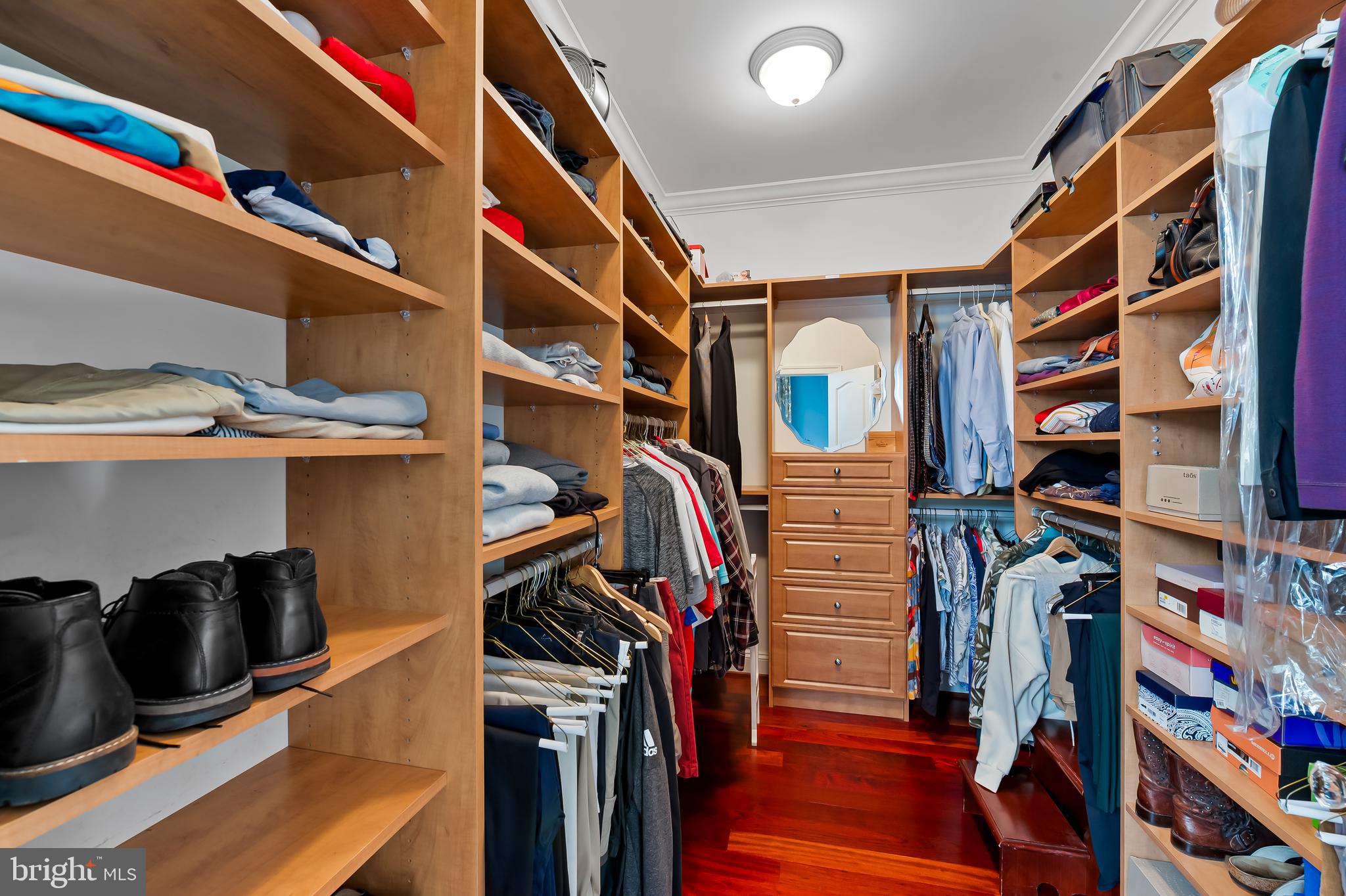 2049 Corbett Road Monkton, MD 21111 - Photo 39 of 66 a view of walk in closet with clothes and shoes