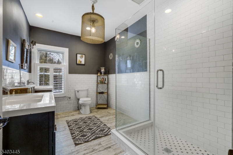 44 Main Street Califon, NJ 07830 - Photo 26 of 42 a bathroom with a sink a toilet and shower