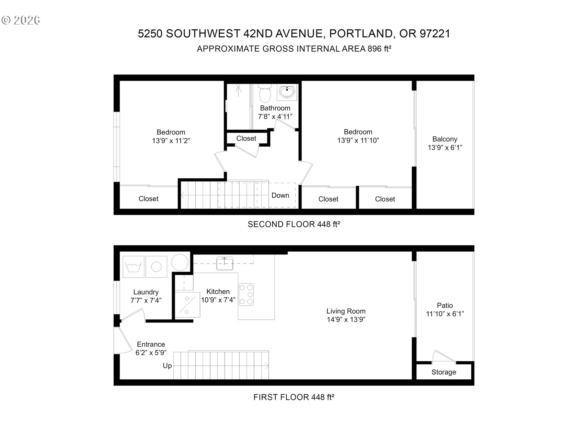 5250 Southwest 42nd Avenue Portland, OR 97221 - Photo 16 of 16 Floor Plan
