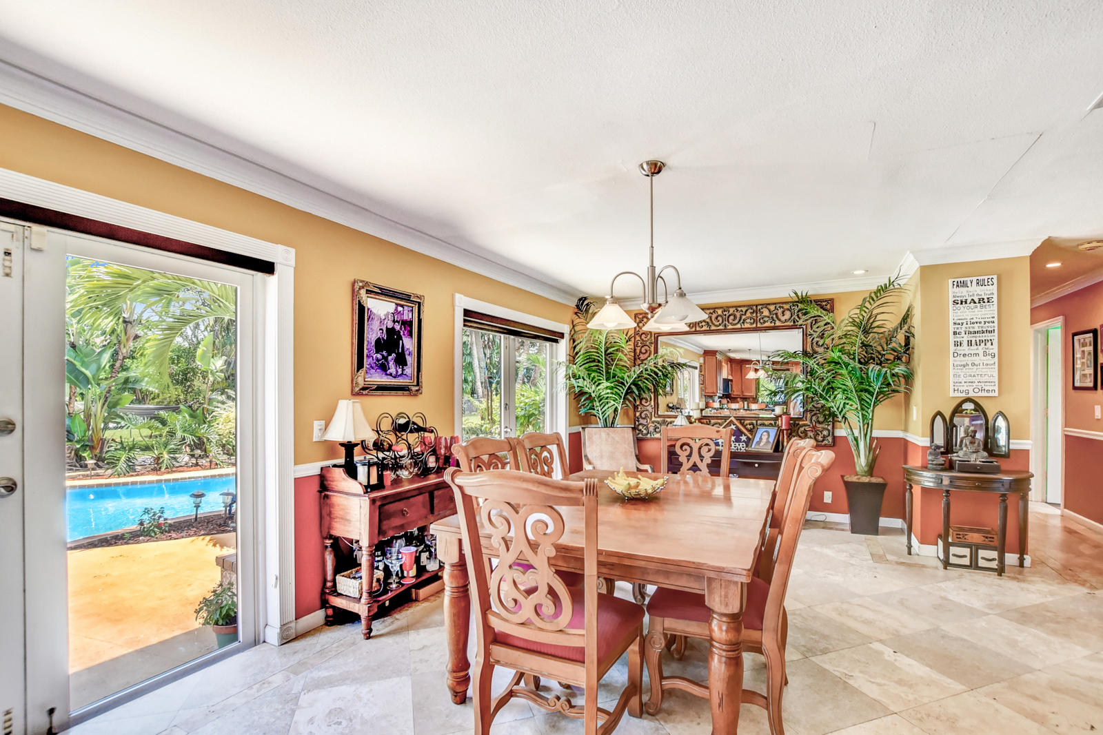 4542 Avalon Street Boca Raton, FL 33428 - Photo 18 of 51 a view of a dining room with furniture window and outside view