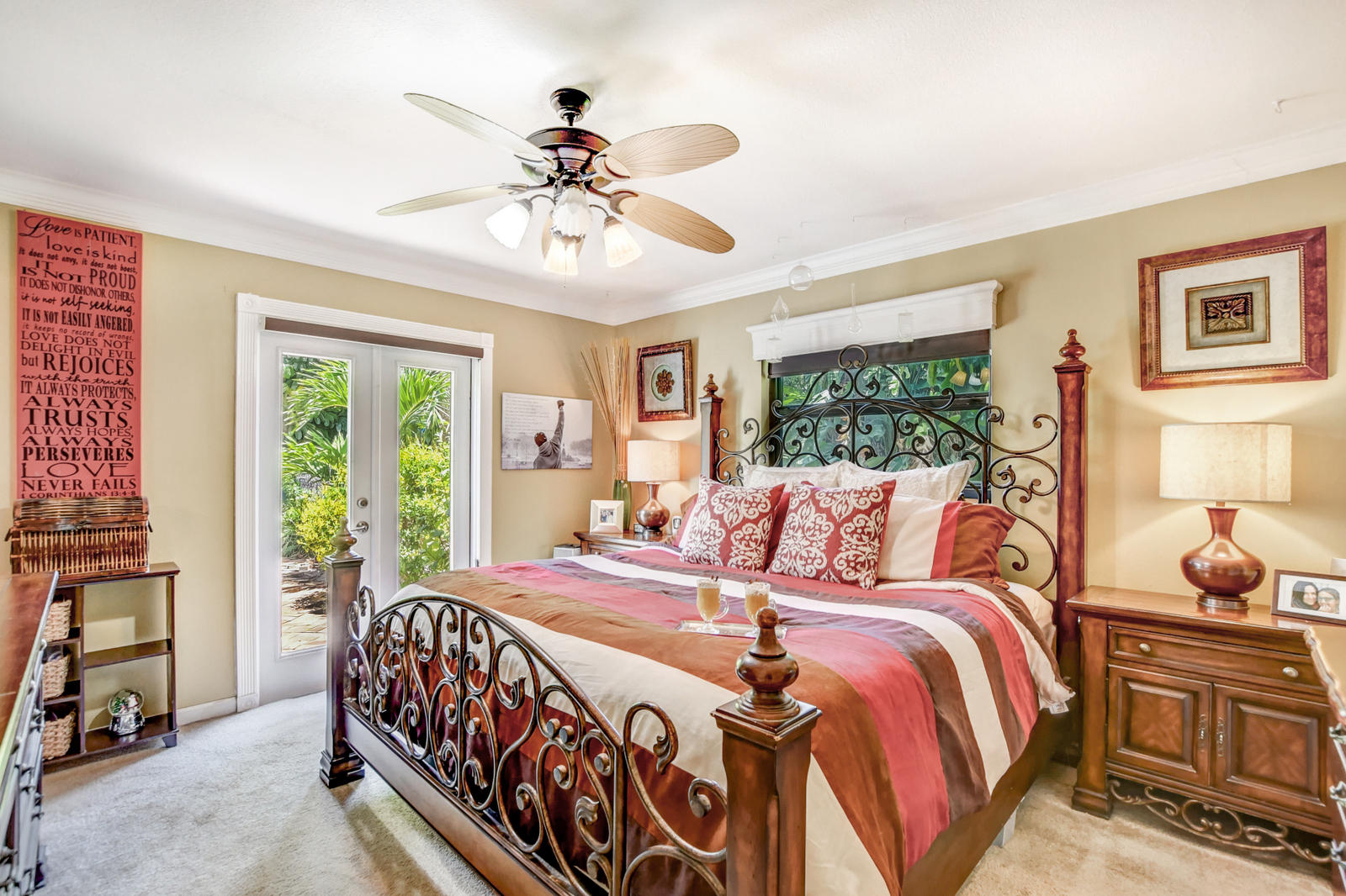 4542 Avalon Street Boca Raton, FL 33428 - Photo 22 of 51 a bed sitting in a bedroom next to a window