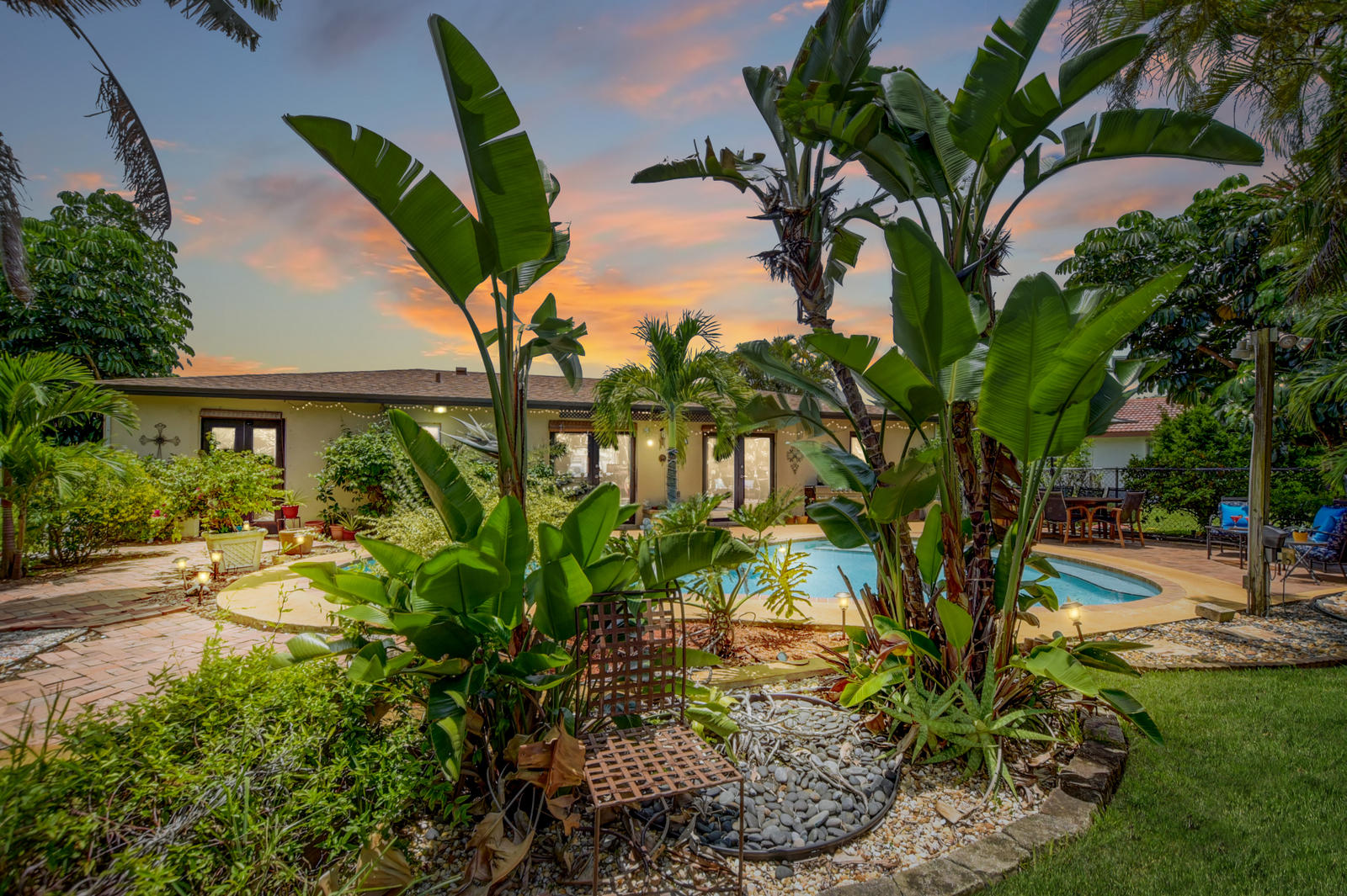 4542 Avalon Street Boca Raton, FL 33428 - Photo 35 of 51 a view of a garden
