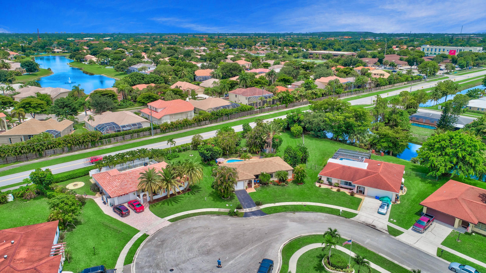 4542 Avalon Street Boca Raton, FL 33428 - Photo 47 of 51 an aerial view of a house